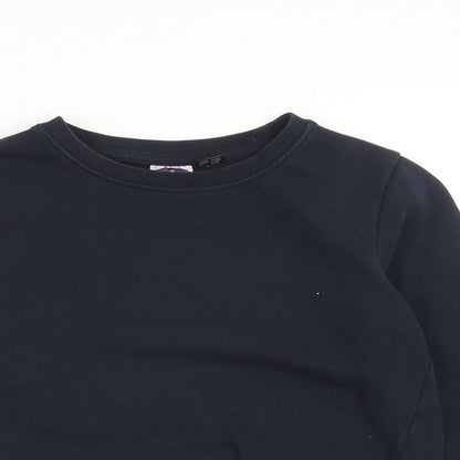 Smart Start Boys Blue Cotton Pullover Sweatshirt Size 6 Years Pullover - 6-8 Years