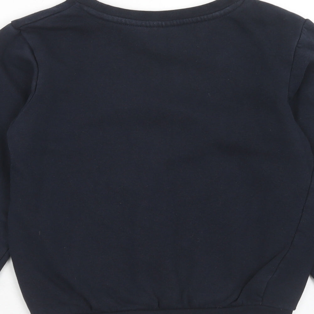 Smart Start Boys Blue Cotton Pullover Sweatshirt Size 6 Years Pullover - 6-8 Years