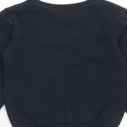 Smart Start Boys Blue Cotton Pullover Sweatshirt Size 6 Years Pullover - 6-8 Years