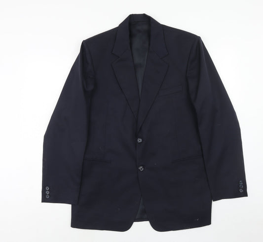 Ran jit Mens Blue Polyester Jacket Blazer Size 42 Regular