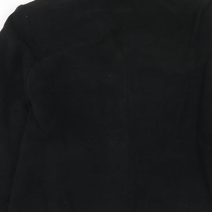 Next Womens Black Jacket Size 8 Button