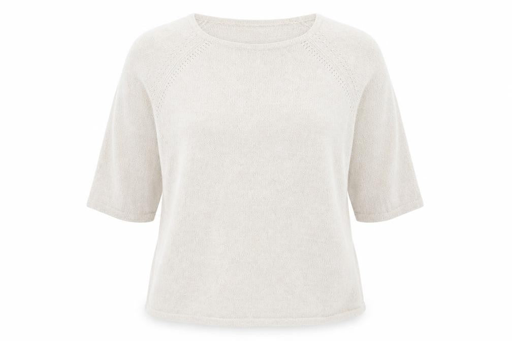 BHS Womens Beige Round Neck Acrylic Pullover Jumper Size 16