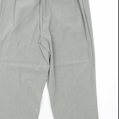 Essence Womens Green Polyester Trousers Size 16 Regular