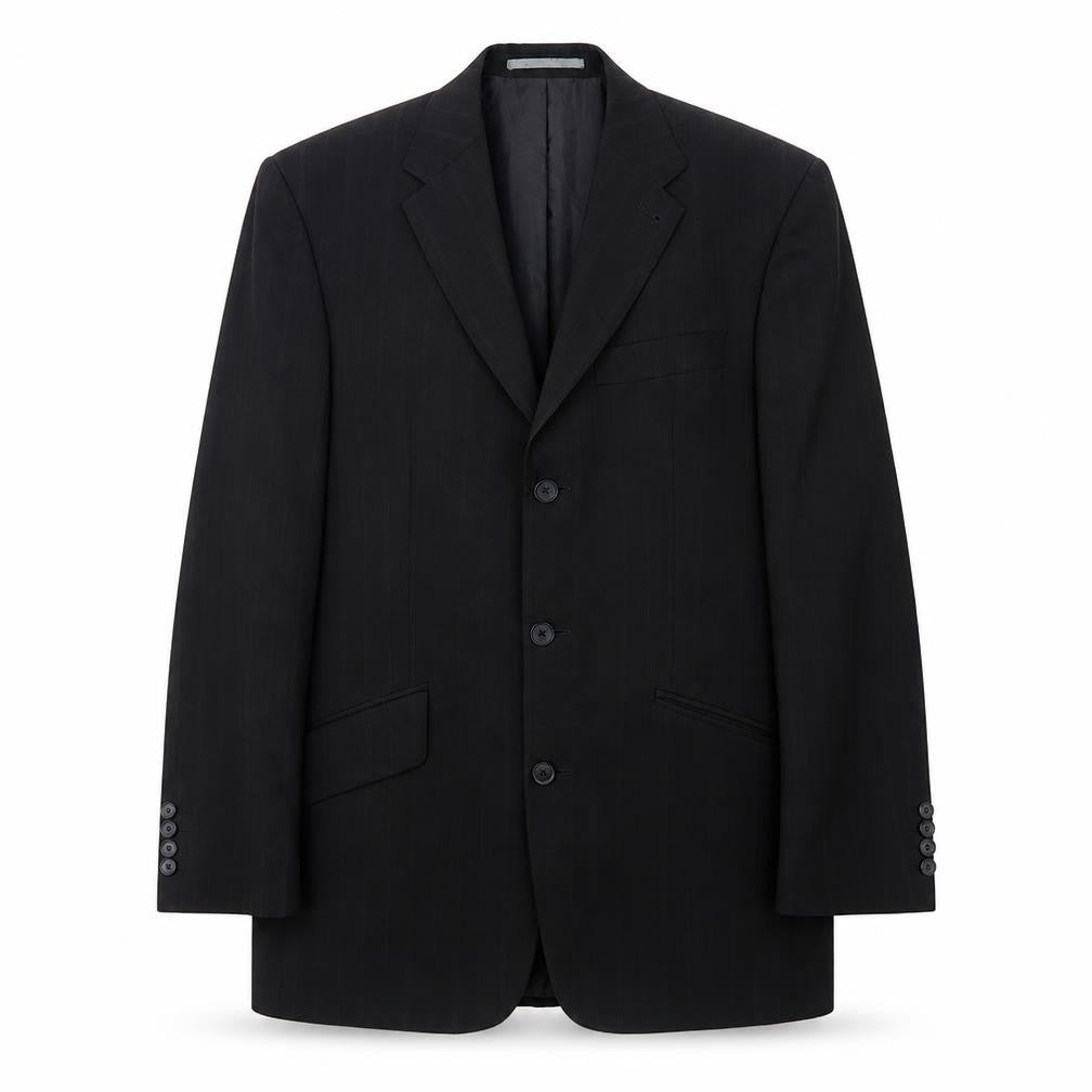 NEXT Mens Black Polyester Jacket Blazer Size 40 Regular