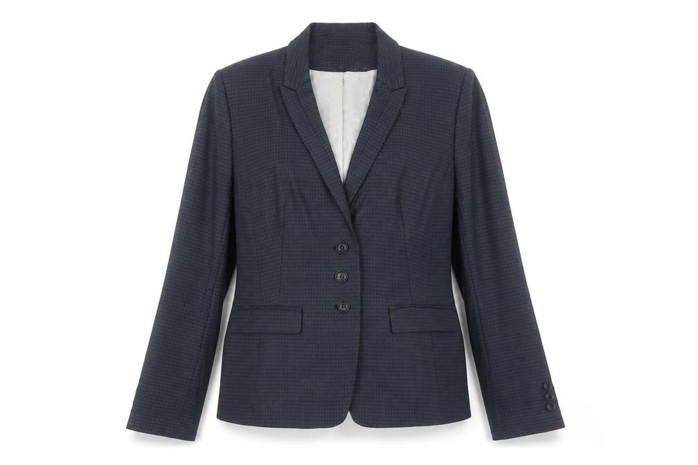 NEXT Womens Blue Polyester Jacket Suit Jacket Size 12