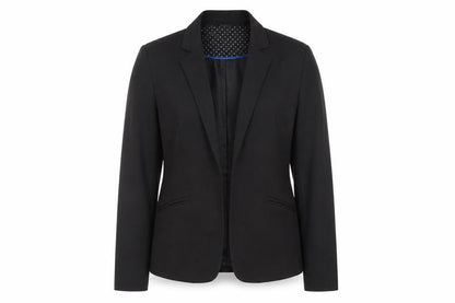 Atmosphere Womens Black Polyester Jacket Blazer Size 10 - Open