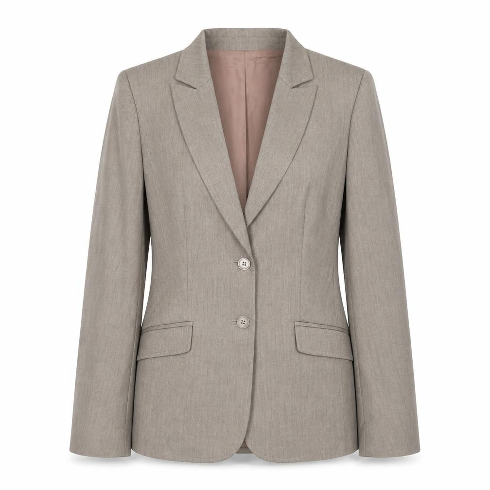 Oasis Womens Grey Polyester Jacket Suit Jacket Size 10