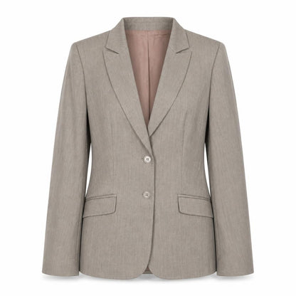 Oasis Womens Grey Polyester Jacket Suit Jacket Size 10