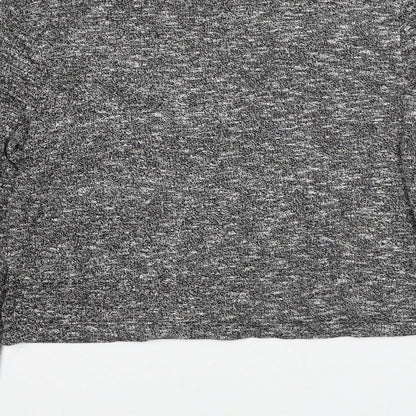 Forever 21 Womens Grey Round Neck Polyester Pullover Jumper Size S