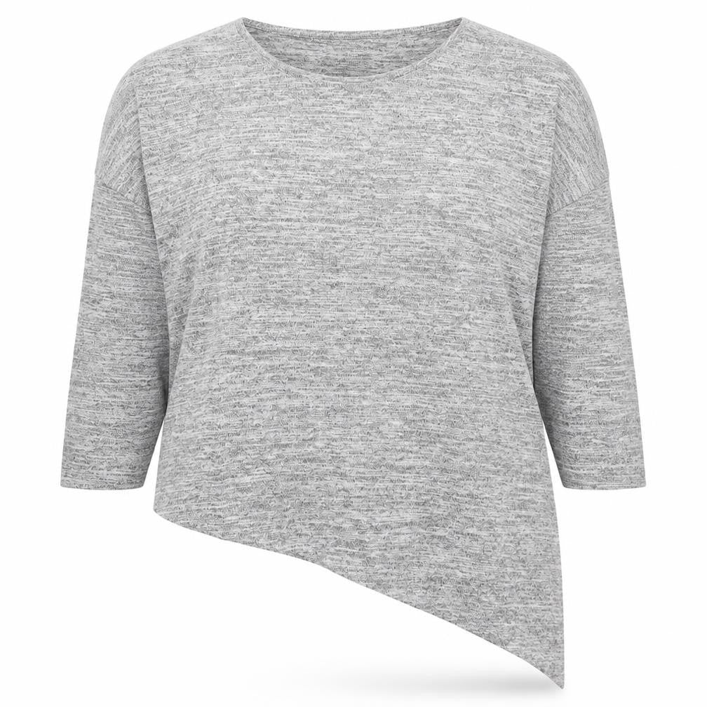 Atmosphere Womens Grey Round Neck Polyester Pullover Jumper Size 20