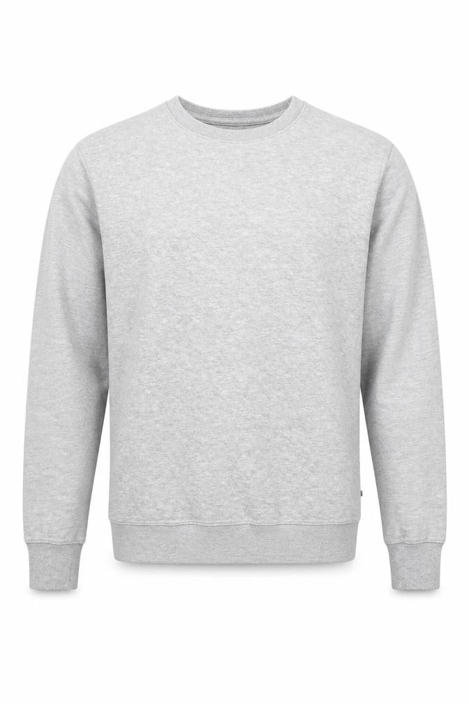 Open Mens Grey Cotton Pullover Sweatshirt Size S