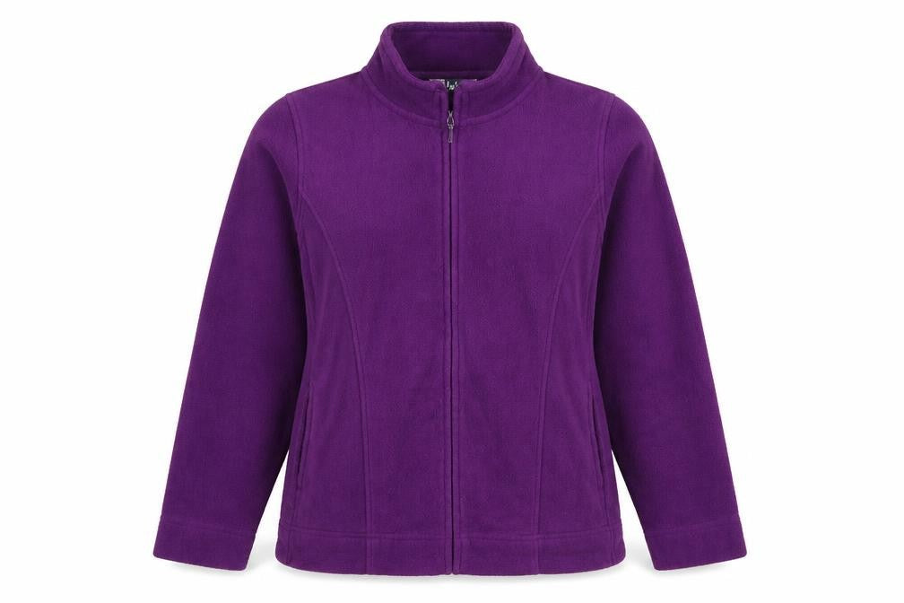 EWM Womens Purple Jacket Size 10 Zip - Size 10-12