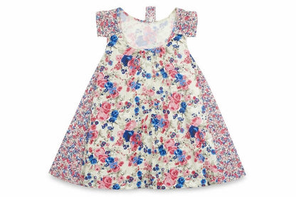 Next Womens Multicoloured Floral Cotton A-Line Size 10 Scoop Neck Pullover