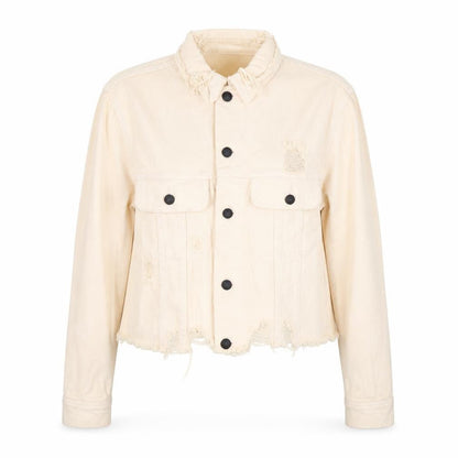 Signature 8 Womens Beige Jacket Size S Button