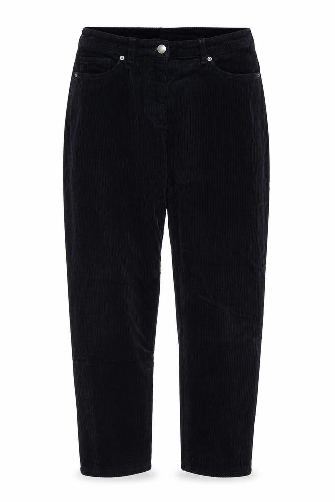 Monki Womens Blue Cotton Trousers Size 8 Regular Zip