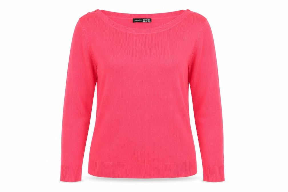 Atmosphere Womens Pink Boat Neck Acrylic Pullover Jumper Size 10