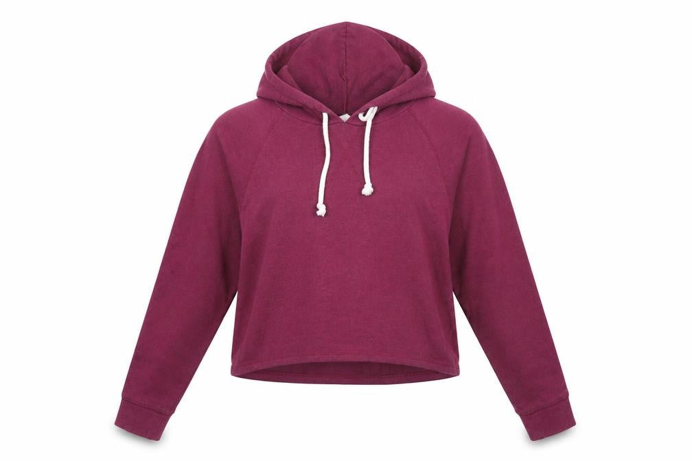 Divided Womens Purple Polyester Pullover Hoodie Size M Pullover