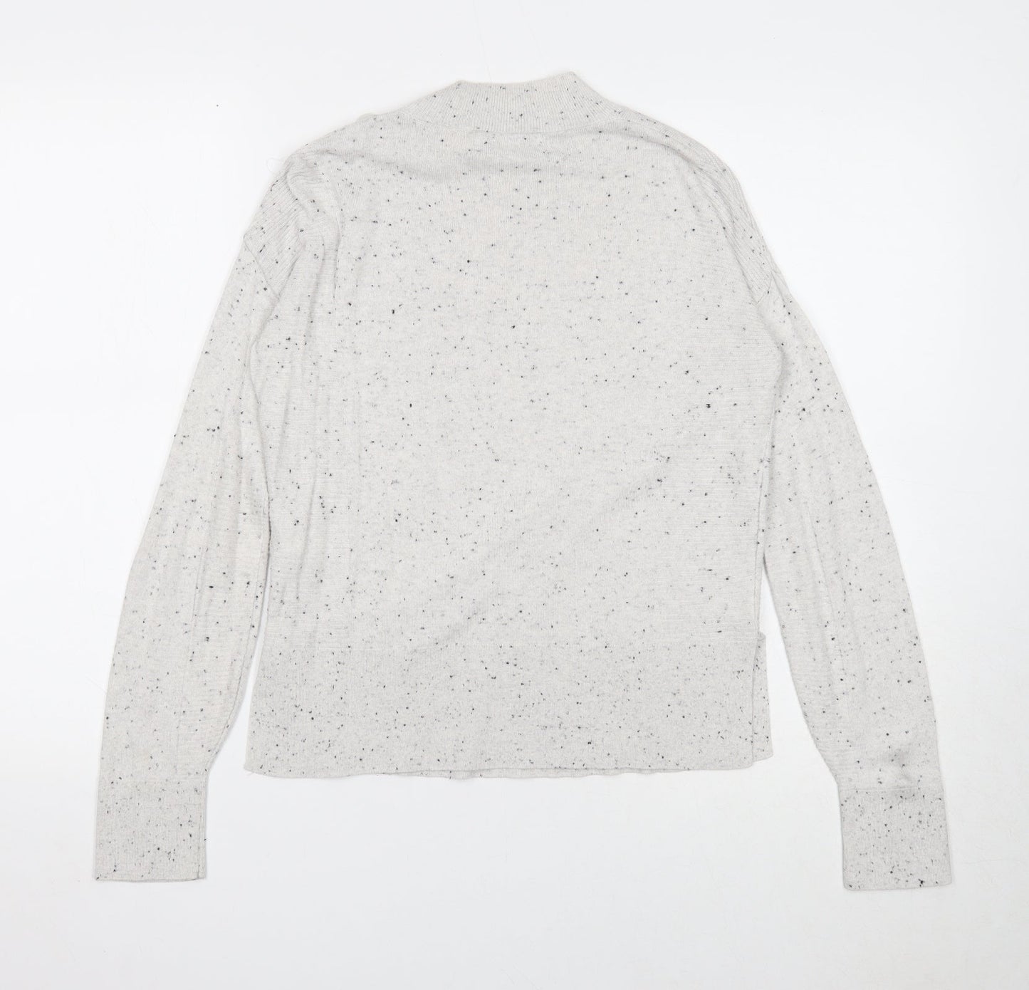 NEXT Womens Ivory Round Neck Cotton Pullover Jumper Size 6