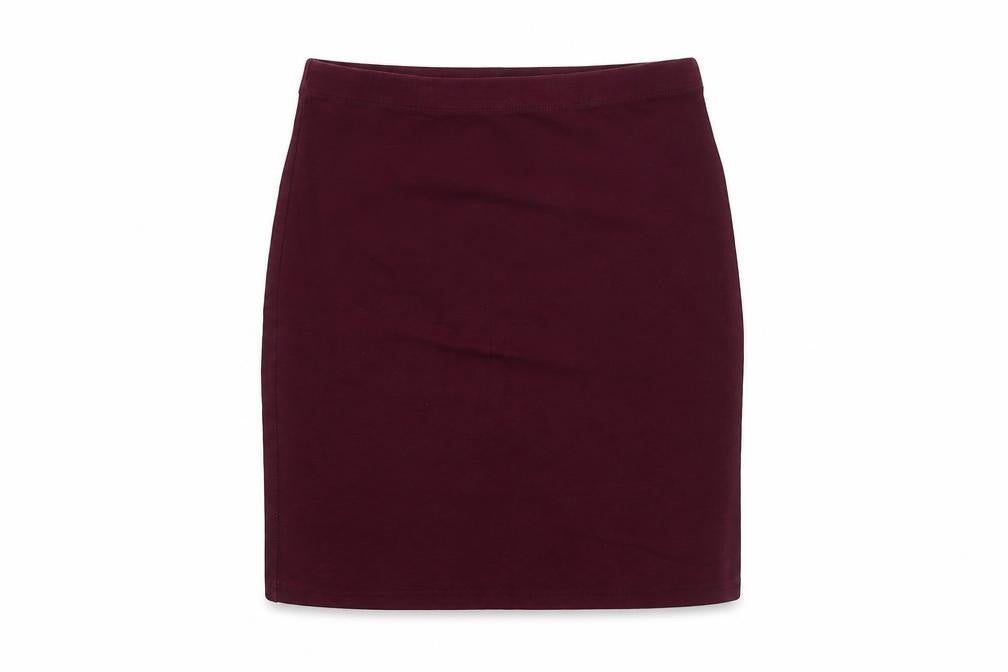 Primark Womens Purple Cotton Straight & Pencil Skirt Size 6
