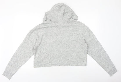 H&M Womens Grey Chlorofibre Pullover Hoodie Size L Pullover