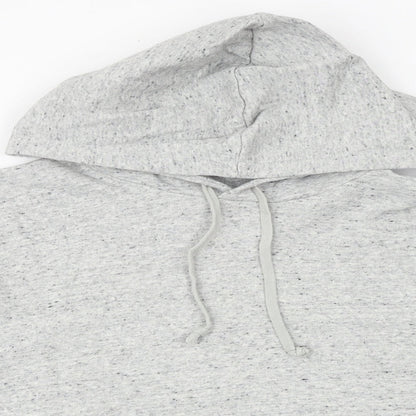 H&M Womens Grey Chlorofibre Pullover Hoodie Size L Pullover