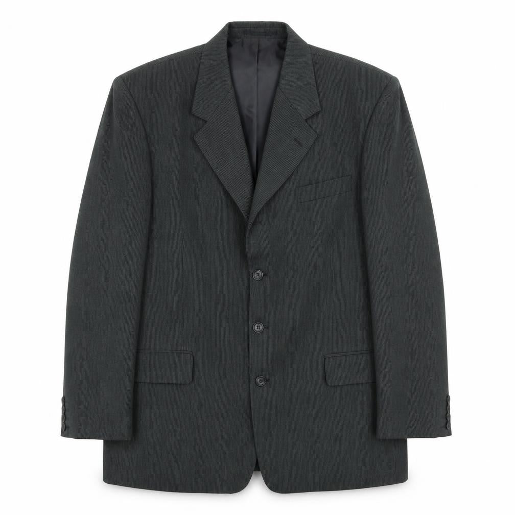 Victoria Mens Grey Polyester Jacket Suit Jacket Size 44 Regular
