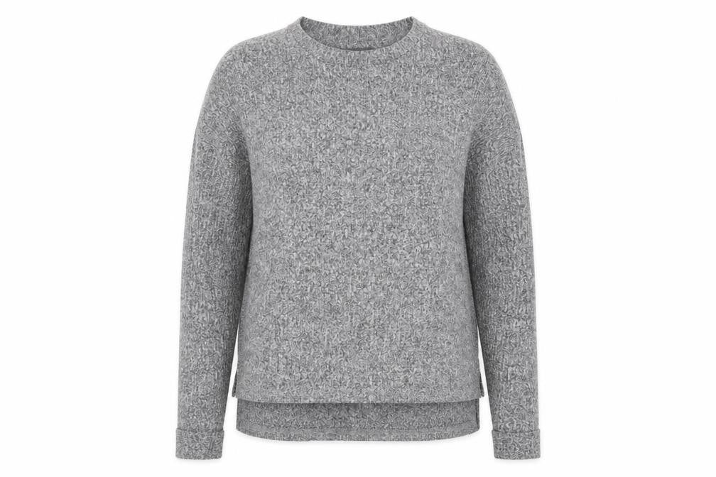 Primark Womens Grey Round Neck Polyester Pullover Jumper Size S