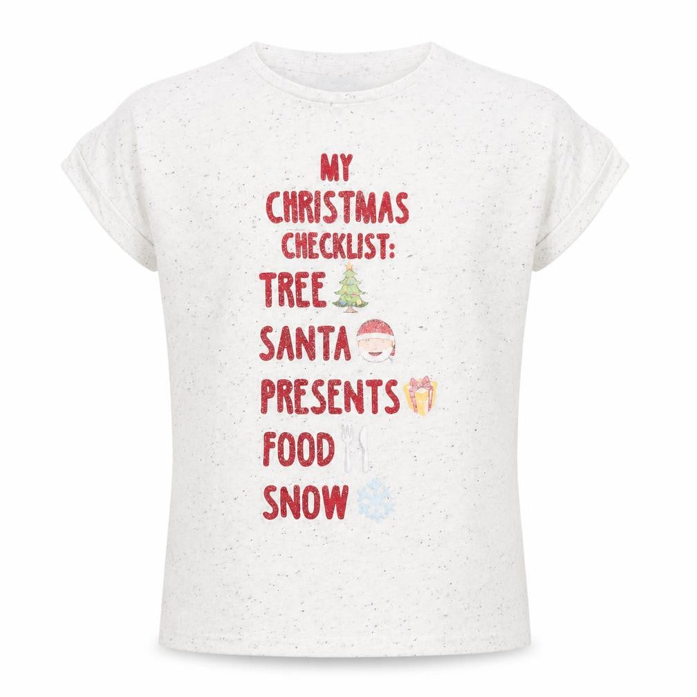 Primark Girls Grey Polyester Basic T-Shirt Size 12-13 Years Round Neck Pullover - My Christmas Checklist