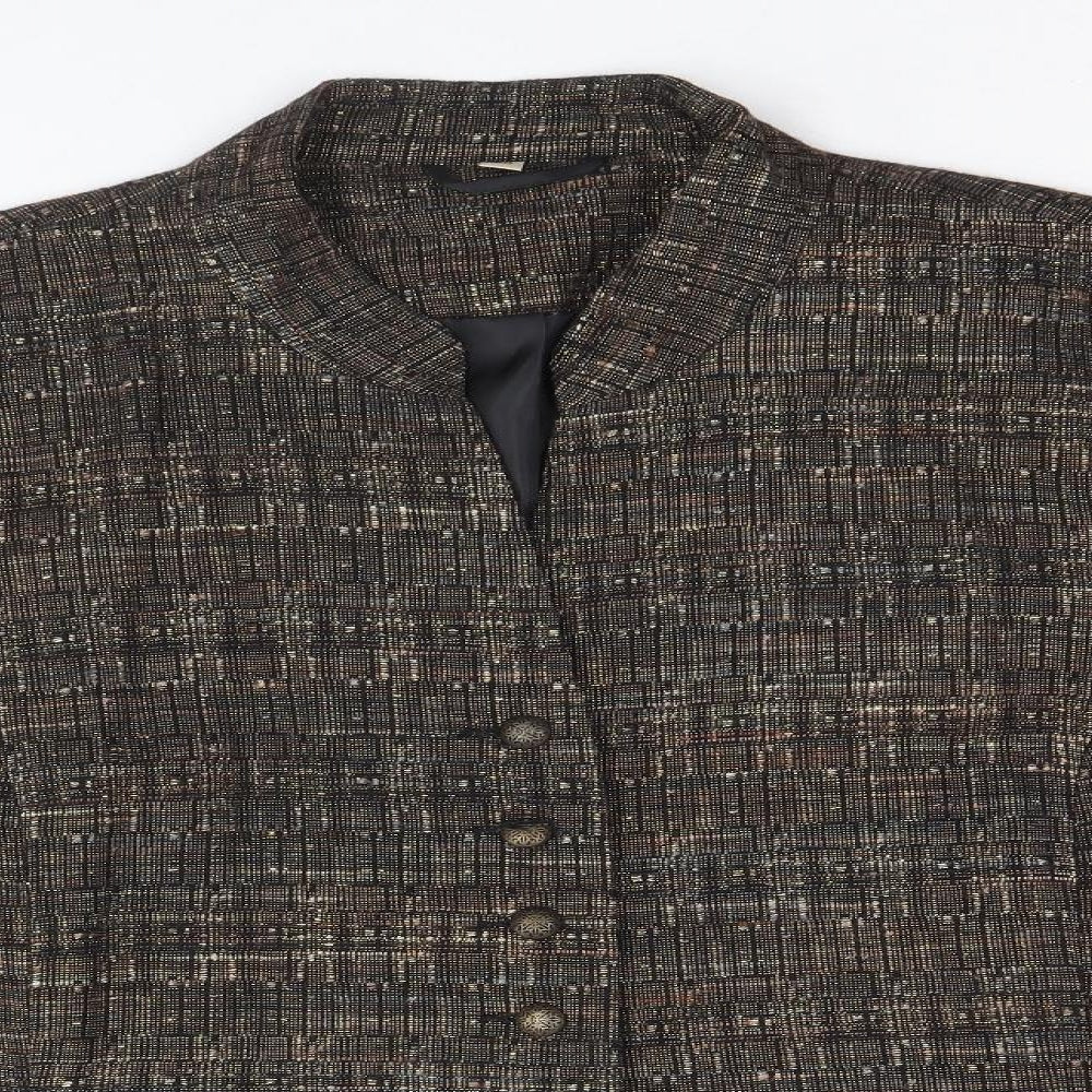 EWM Womens Grey Jacket Blazer Size 20 Button