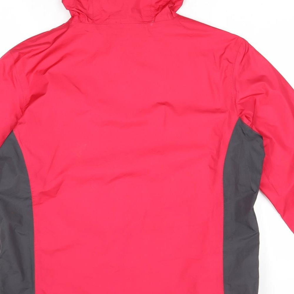 Crane Womens Pink Windbreaker Jacket Size 8 Zip