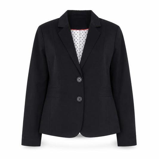 Bien Bleu Womens Blue Polyester Jacket Suit Jacket Size 2XL