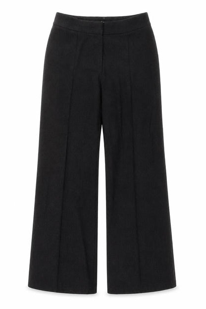 Per Una Womens Grey Polyester Trousers Size 10 Regular Hook & Eye
