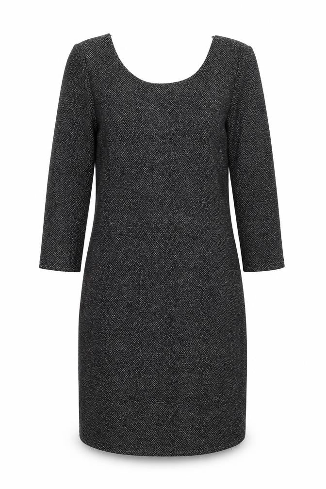 Atmosphere Womens Black Polyamide A-Line Size 10 Round Neck Pullover