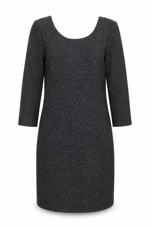 Atmosphere Womens Black Polyamide A-Line Size 10 Round Neck Pullover