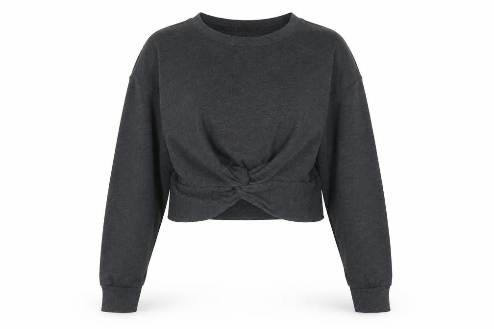 FOREVER 21 Womens Grey Polyester Pullover Sweatshirt Size S Pullover