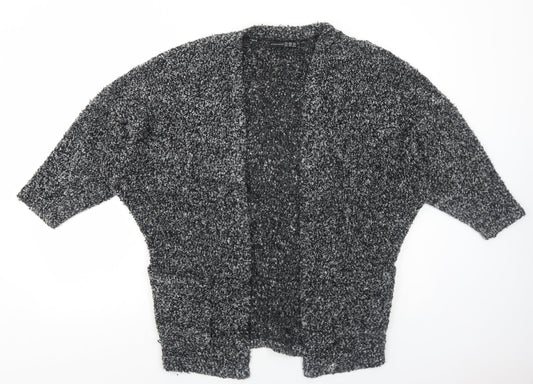 Atmosphere Womens Grey V-Neck Acrylic Cardigan Jumper Size 8