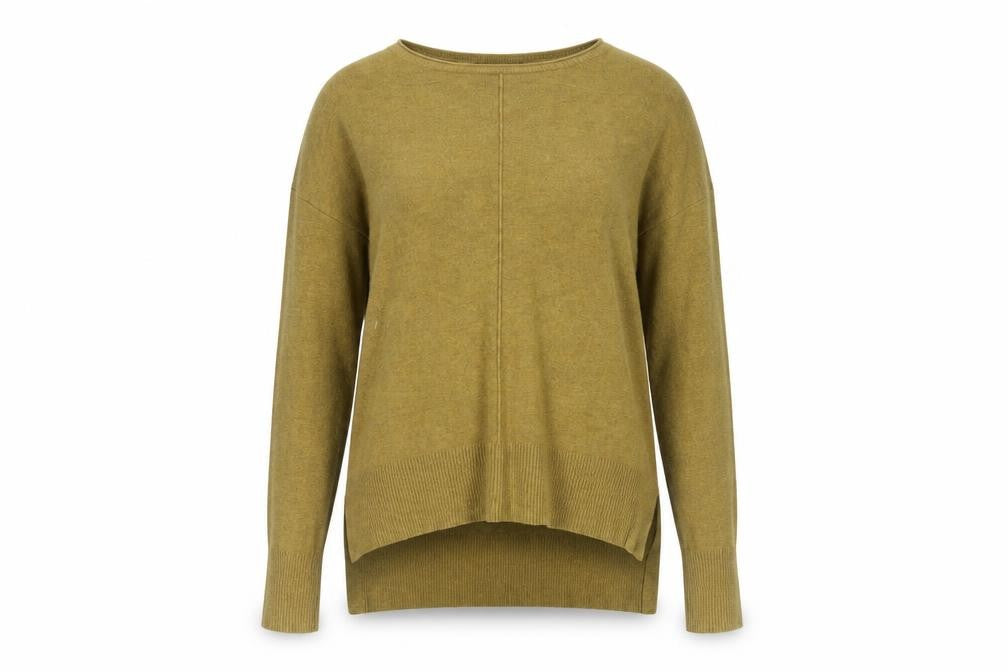Atmosphere Womens Green Boat Neck Viscose Pullover Jumper Size 8