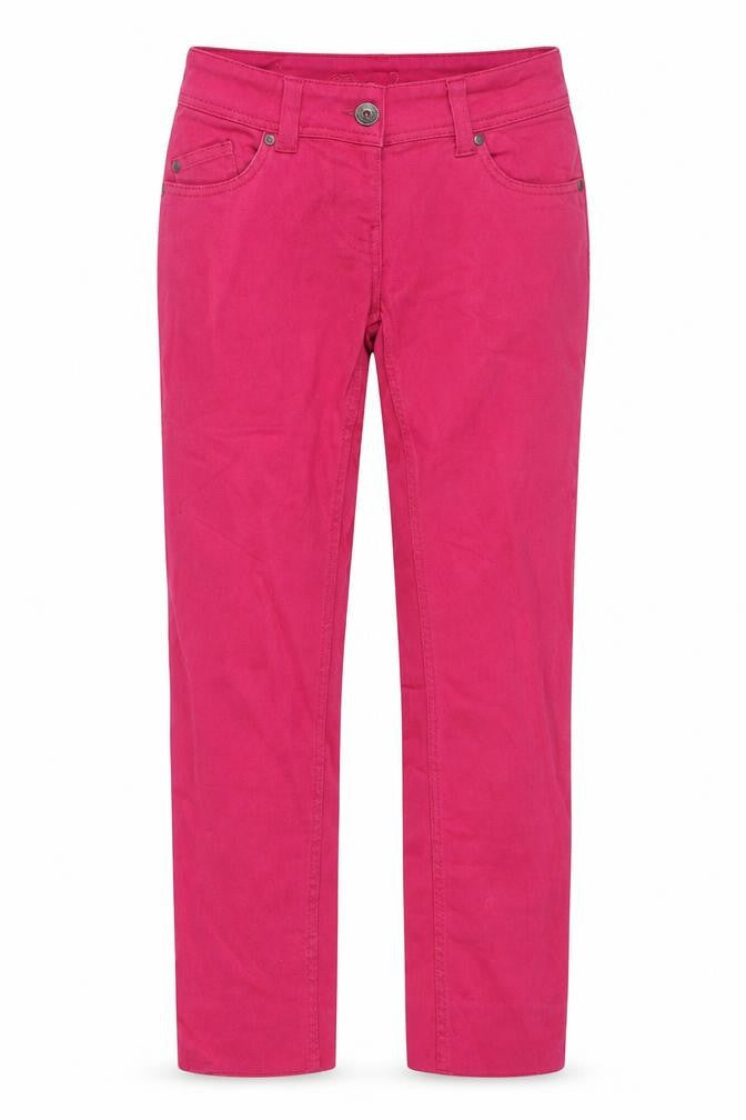 Pineapple Womens Pink Cotton Straight Jeans Size 8 Regular Zip