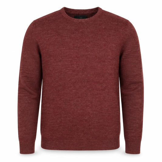 Threadbare Mens Red Round Neck Acrylic Pullover Jumper Size S Long Sleeve
