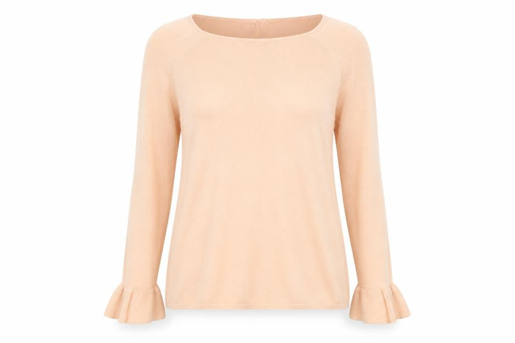 Marks & Spencer Womens Pink Round Neck Acrylic Pullover Jumper Size 10