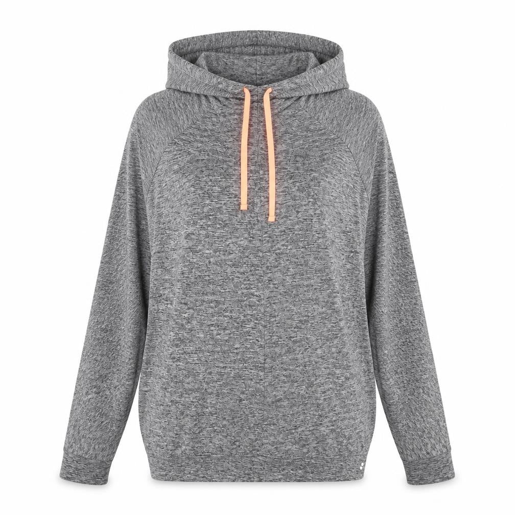 Papaya Womens Grey Polyester Pullover Hoodie Size S Pullover
