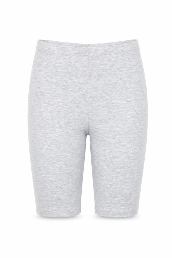 Boohoo Womens Grey Polyester Compression Shorts Size 8 Regular Pull On