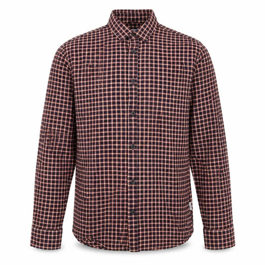 Only & Sons Mens Multicoloured Check Cotton Button-Up Size L Collared Button