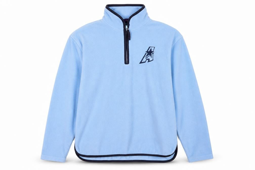 Henbury Mens Blue Polyester Pullover Sweatshirt Size S - Allstars