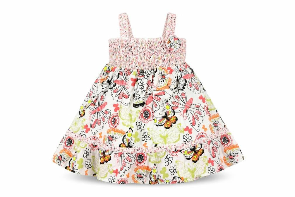 M&Co Baby Multicoloured Geometric 100% Cotton A-Line Size 3-6 Months Round Neck Pullover - Butterfly