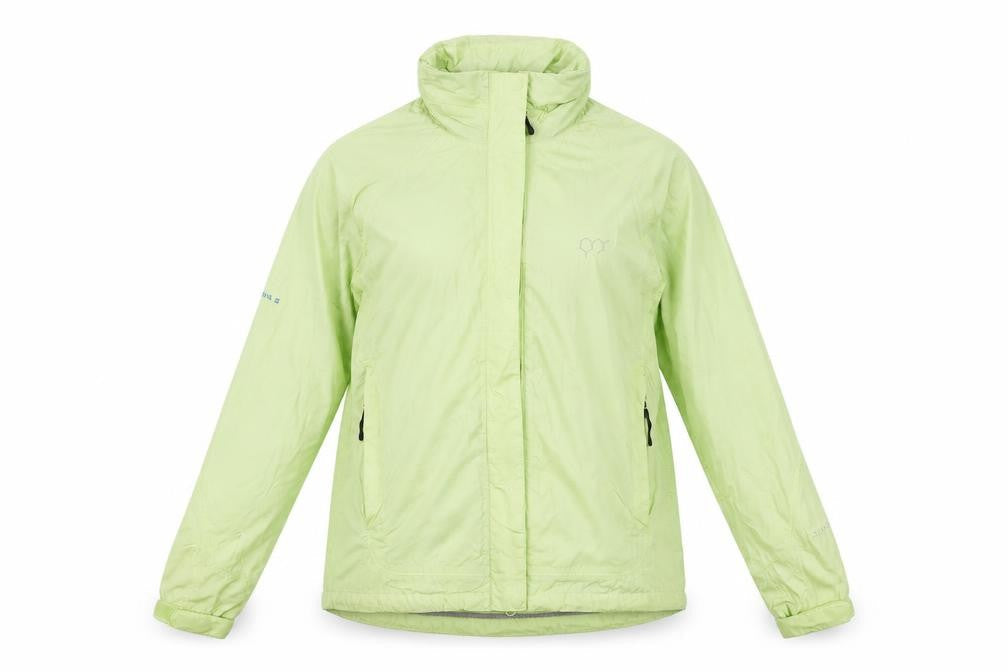 Technicals Womens Green Windbreaker Jacket Size 10 Zip