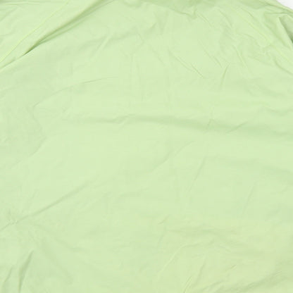 Technicals Womens Green Windbreaker Jacket Size 10 Zip