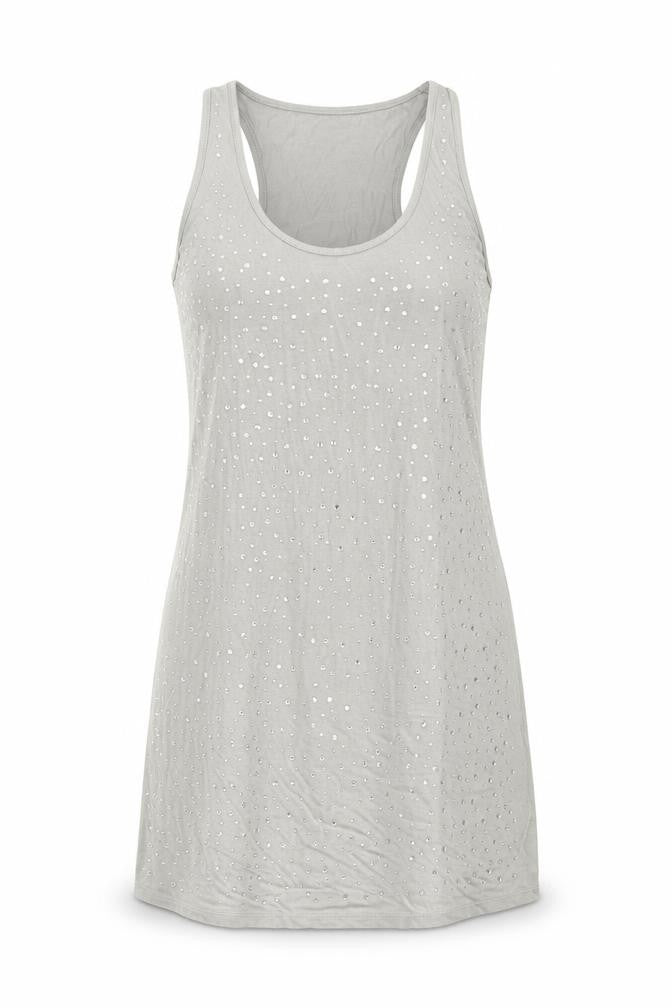 Oasis Womens Green Viscose Basic Tank Size M Round Neck