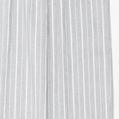 Zaful Womens Grey Striped Polyester Trousers Size 10 Regular