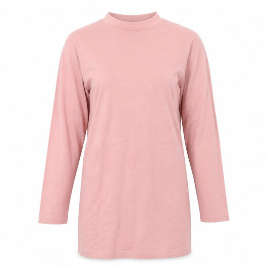 Missguided Womens Pink Polyester Jumper Dress Size 6 Mock Neck Pullover
